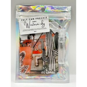 Felt Car Freshener with Fragrance Oil Spray Hanging‎ Rearview Mirror Freshie New